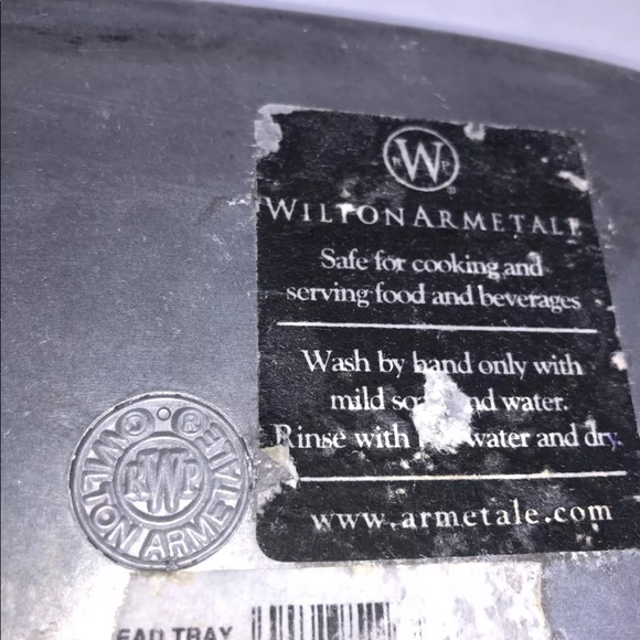 3/$15 Wilton Pewter platter our daily bread tray vintage - Picture 5 of 8